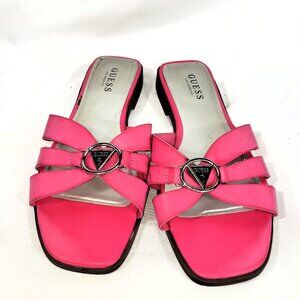 Guess women's pink sandals size 8